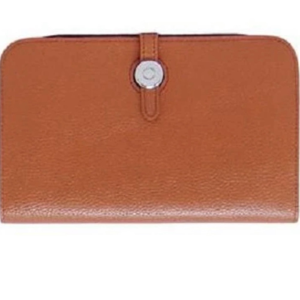 Brown Leather Wallet Caramel